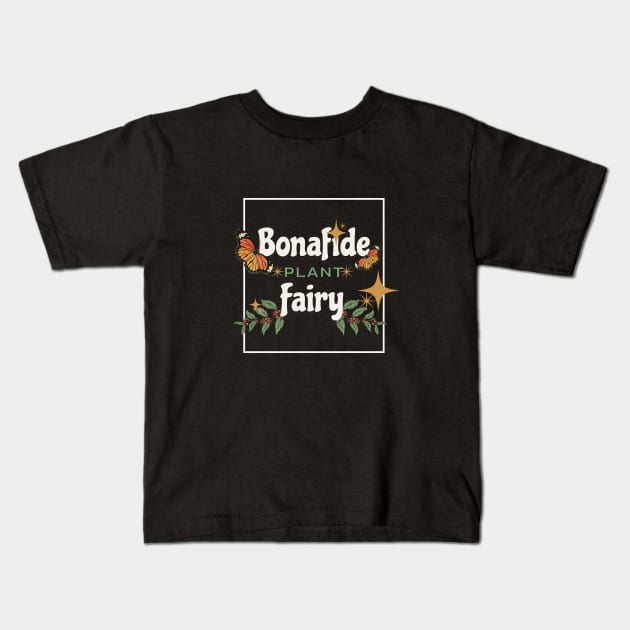 The Bonafide Plant Fairy Kids T-Shirt by ANTHOFOLIA